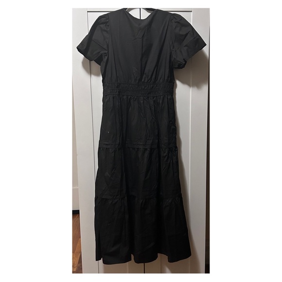 Cotton Black Tiered Smocked Summer Dress, NWT - Picture 7 of 11
